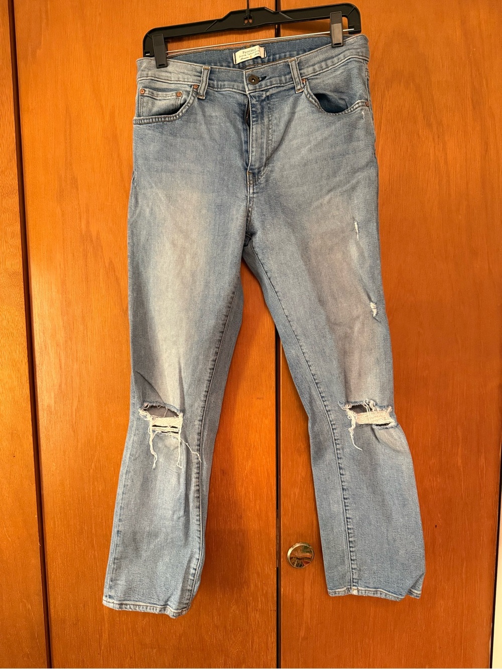 EUC Principle Light Blue Distressed Women's Jeans size 30